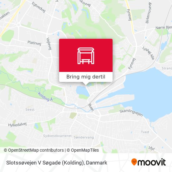 Slotssøvejen V Søgade (Kolding) kort