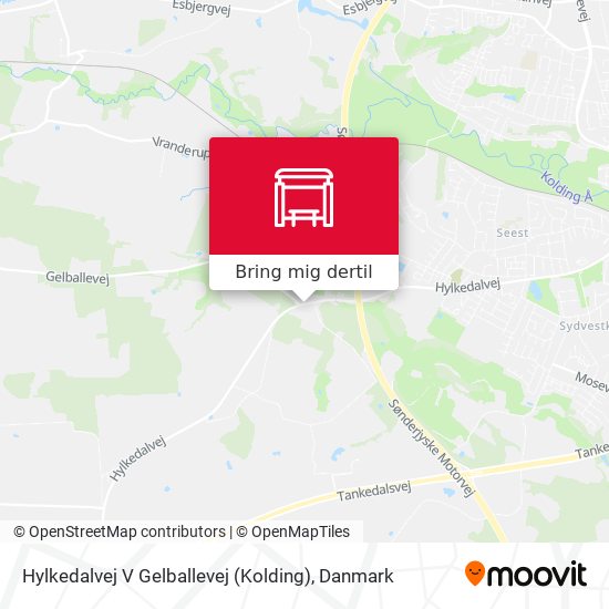 Hylkedalvej V Gelballevej (Kolding) kort