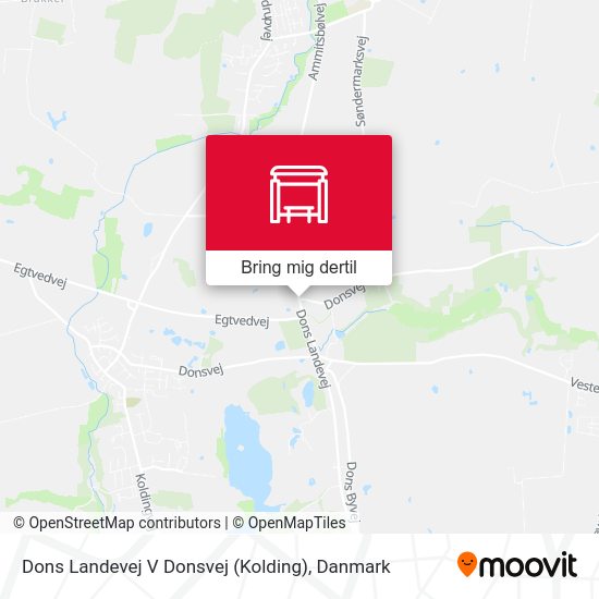 Dons Landevej V Donsvej (Kolding) kort