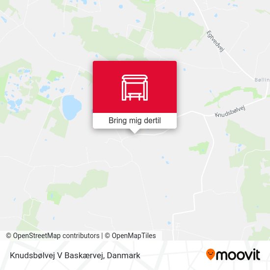 Knudsbølvej V Baskærvej kort