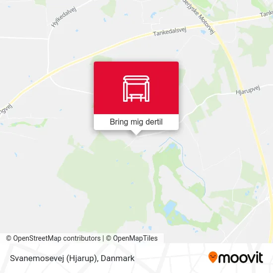 Svanemosevej (Hjarup) kort