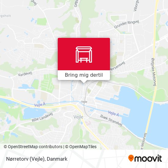 Nørretorv (Vejle) kort