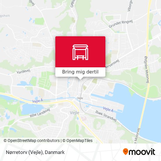 Nørretorv (Vejle) kort