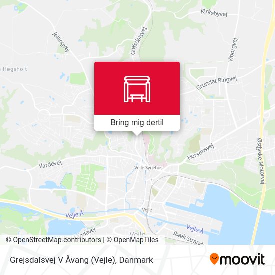 Grejsdalsvej V Åvang (Vejle) kort