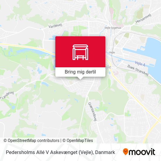 Pedersholms Allé V Askevænget (Vejle) kort