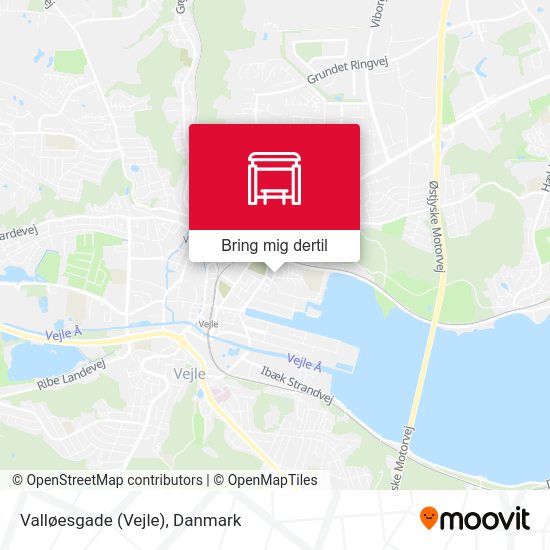 Valløesgade (Vejle) kort