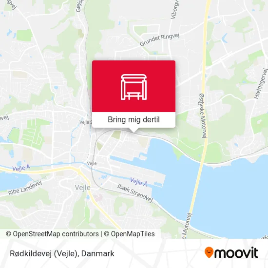 Rødkildevej (Vejle) kort