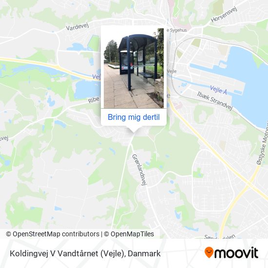 Koldingvej V Vandtårnet (Vejle) kort