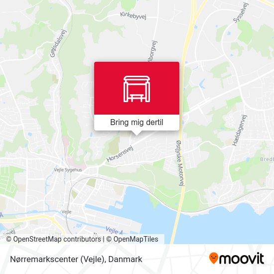 Nørremarkscenter (Vejle) kort