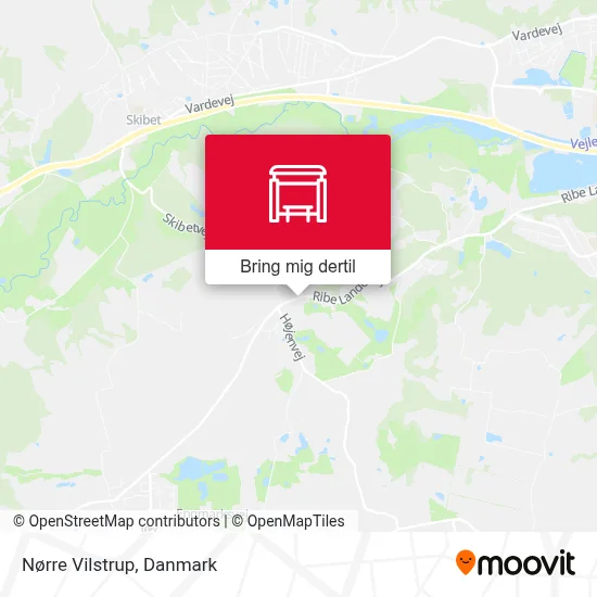 Nørre Vilstrup kort