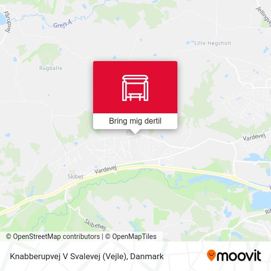 Knabberupvej V Svalevej (Vejle) kort
