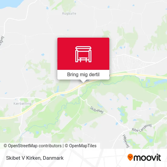 Skibet V Kirken kort