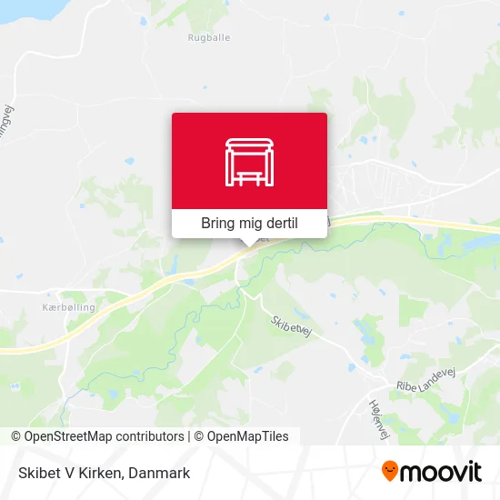 Skibet V Kirken kort