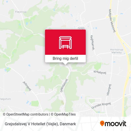 Grejsdalsvej V Hotellet (Vejle) kort