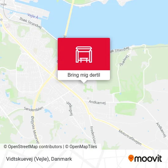 Vidtskuevej (Vejle) kort