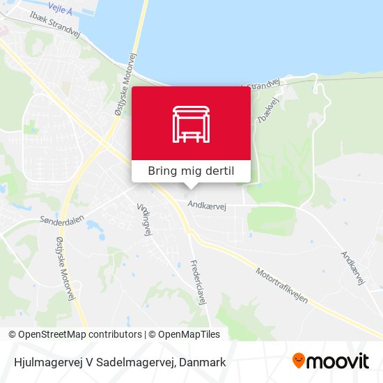 Hjulmagervej V Sadelmagervej kort