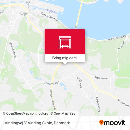 Vindingvej V Vinding Skole kort