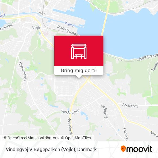 Vindingvej V Bøgeparken (Vejle) kort