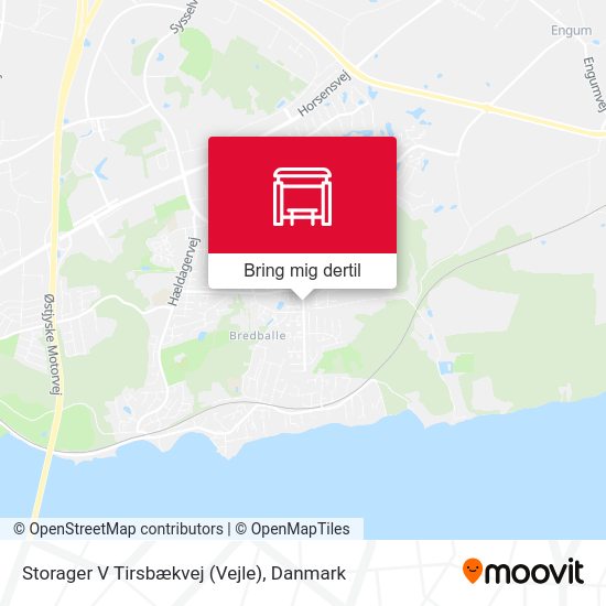 Storager V Tirsbækvej (Vejle) kort