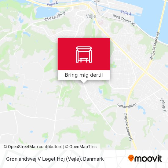 Grønlandsvej V Løget Høj (Vejle) kort