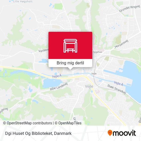 Dgi Huset Og Biblioteket kort