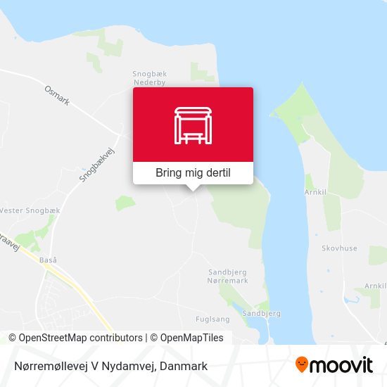 Nørremøllevej V Nydamvej kort