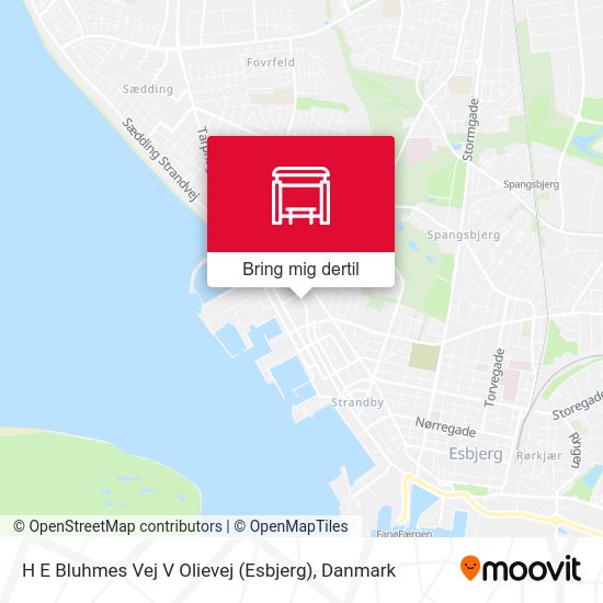 H E Bluhmes Vej V Olievej (Esbjerg) kort