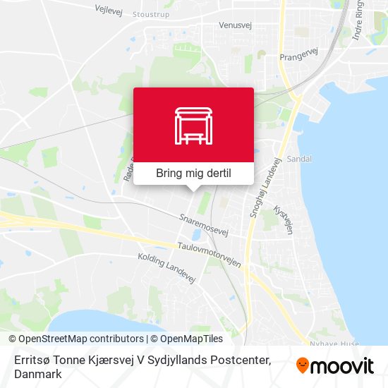 Erritsø Tonne Kjærsvej V Sydjyllands Postcenter kort