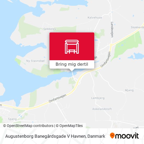 Augustenborg Banegårdsgade V Havnen kort