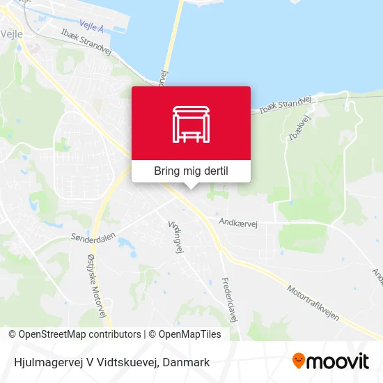 Hjulmagervej V Vidtskuevej kort