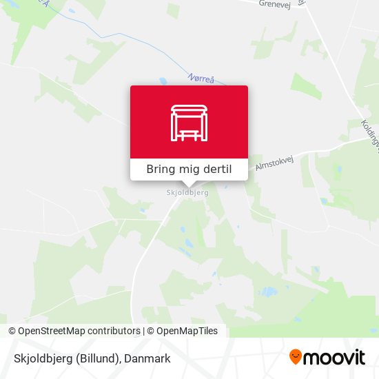 Skjoldbjerg (Billund) kort