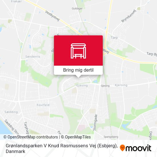 Grønlandsparken V Knud Rasmussens Vej (Esbjerg) kort