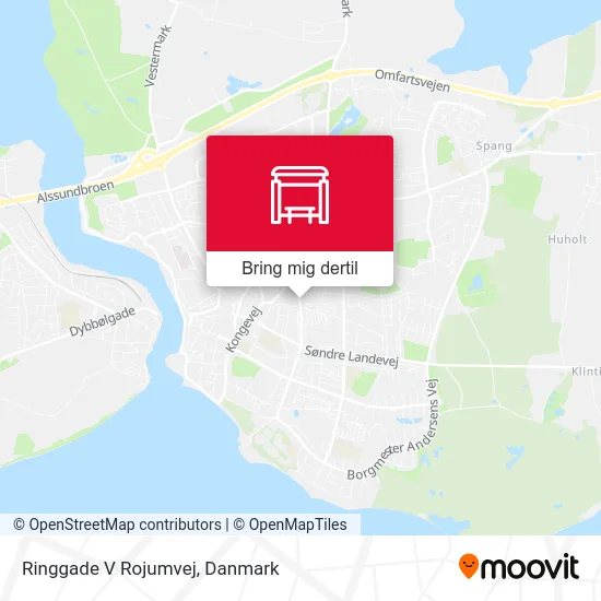 Ringgade V Rojumvej kort