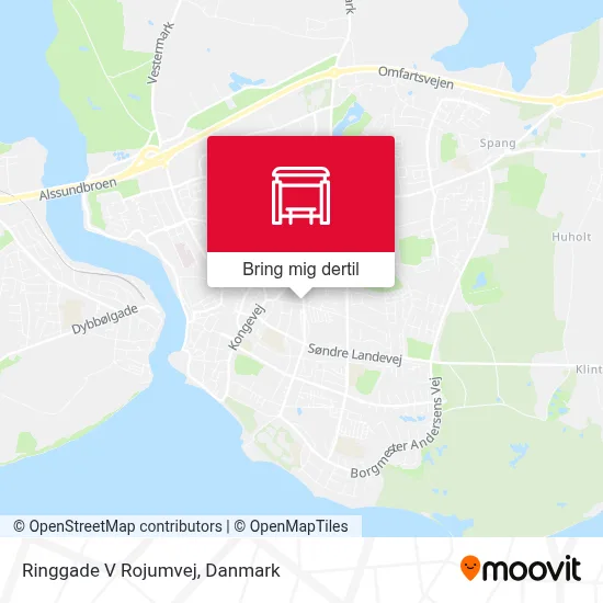 Ringgade V Rojumvej kort