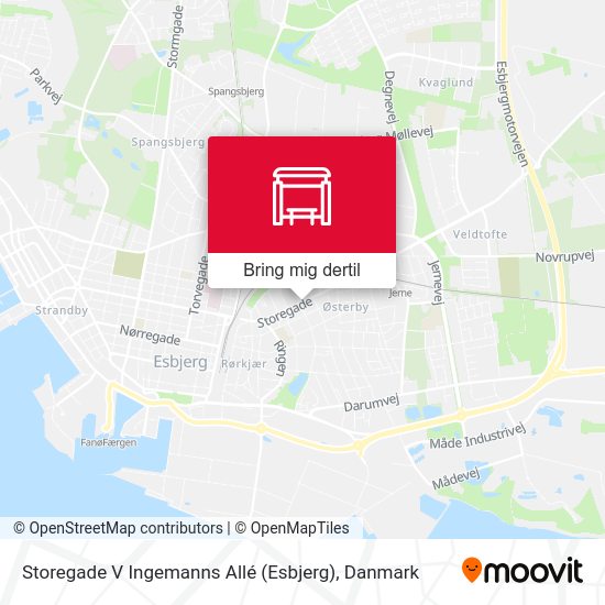 Storegade V Ingemanns Allé (Esbjerg) kort