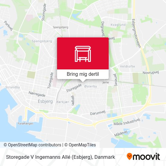 Storegade V Ingemanns Allé (Esbjerg) kort