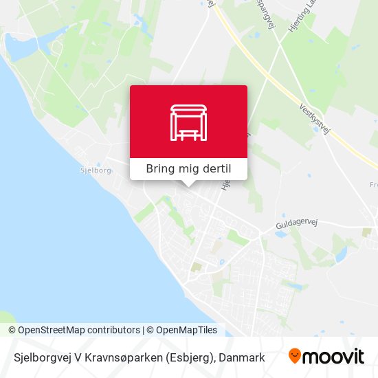 Sjelborgvej V Kravnsøparken (Esbjerg) kort