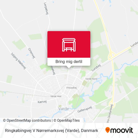 Ringkøbingvej V Nørremarksvej (Varde) kort