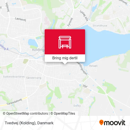 Tvedvej  (Kolding) kort
