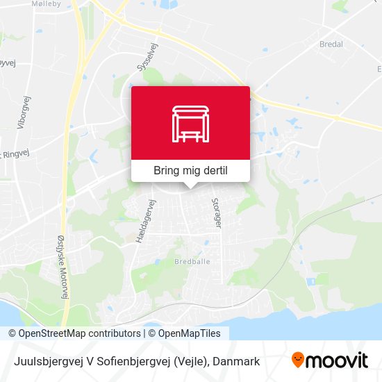Juulsbjergvej V Sofienbjergvej (Vejle) kort