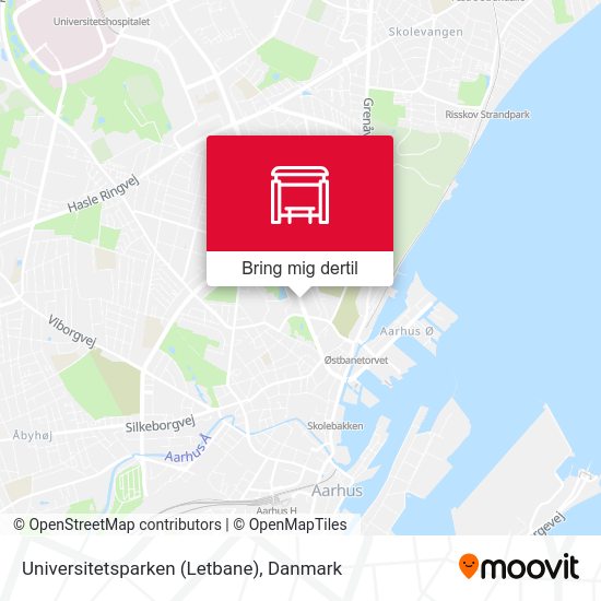 Universitetsparken (Letbane) kort