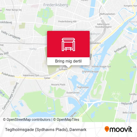 Teglholmsgade (Sydhavns Plads) kort