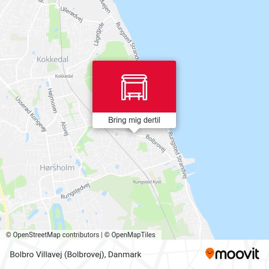Bolbro Villavej (Bolbrovej) kort