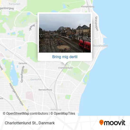 Charlottenlund St. kort