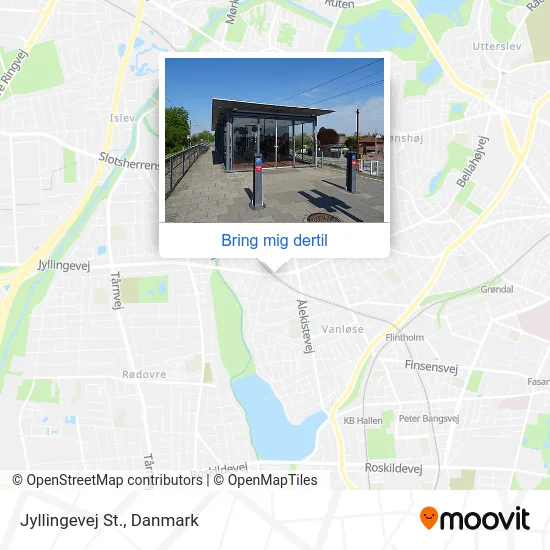 Jyllingevej St. kort