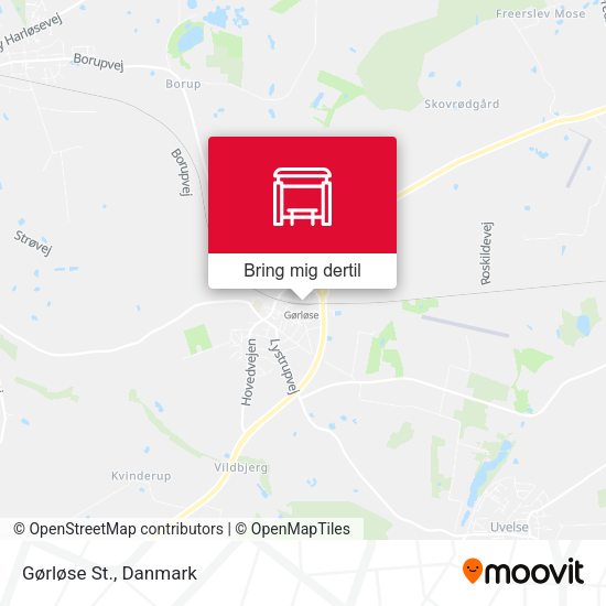 Gørløse St. kort