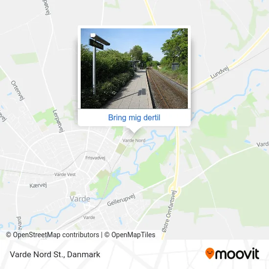Varde Nord St. kort