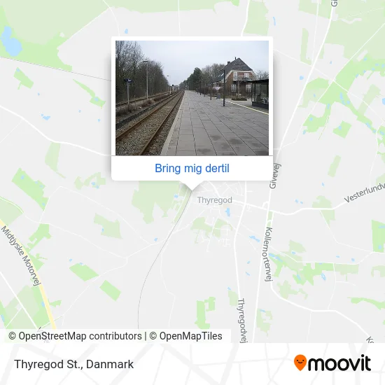 Thyregod St. kort
