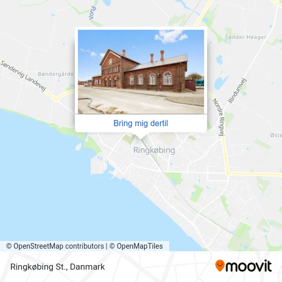 Ringkøbing St. kort