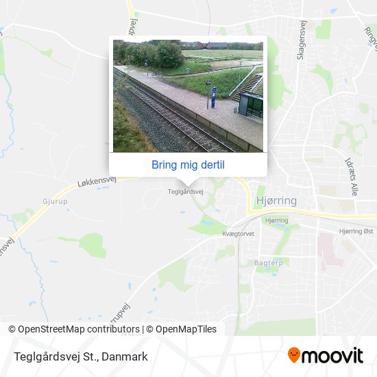 Teglgårdsvej St. kort